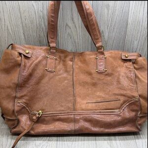 Kooba Tan Leather Shoulder Bag